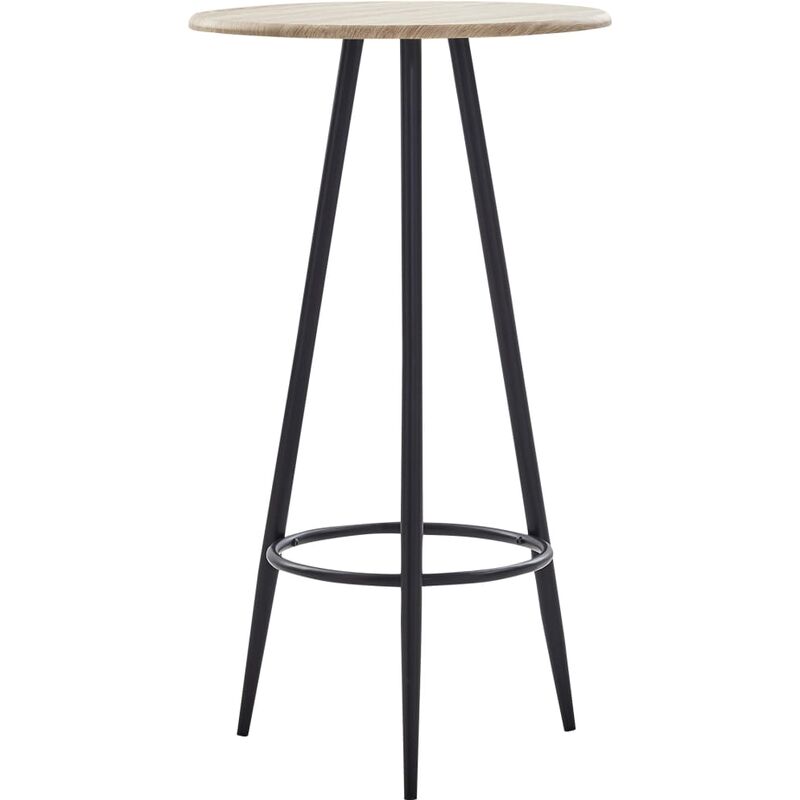 

Mesa alta de cocina MDF color roble 60x107,5 cm