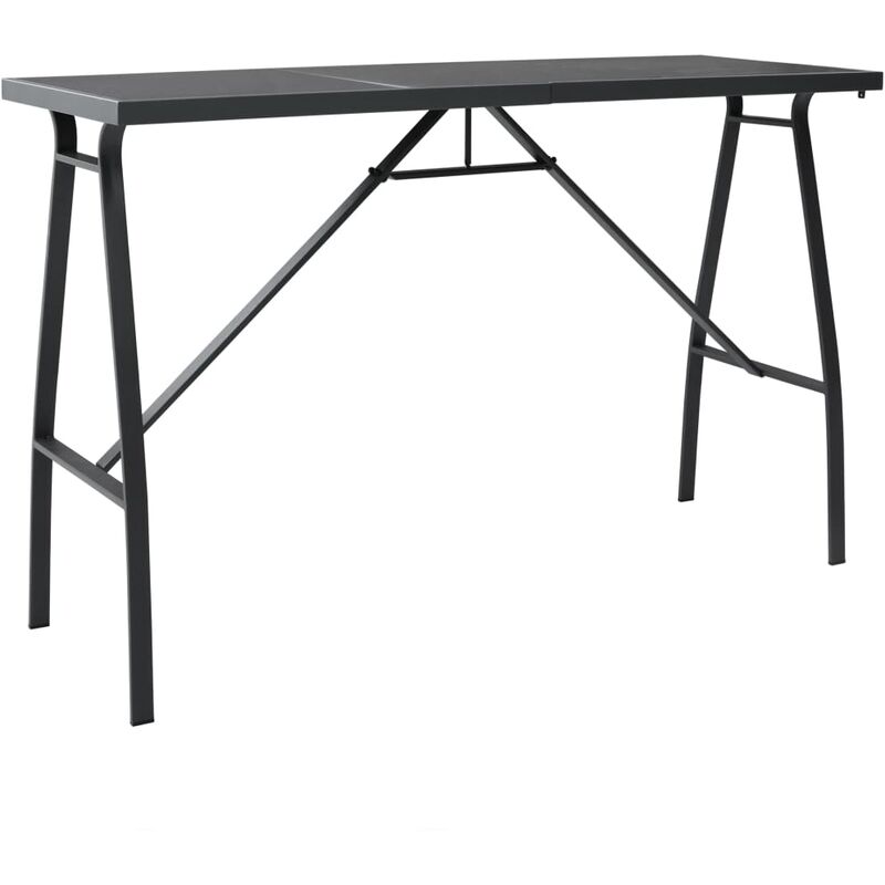 

Mesa alta de jardin vidrio templado 180x60x110 cm