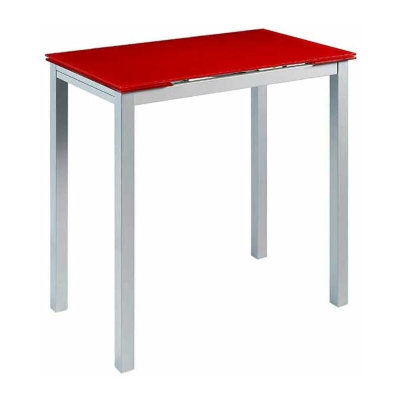 

Mesa alta extensible Sintra 100/140cm(largo) x 60cm (fondo) x 95cm (alto) Color Rojo