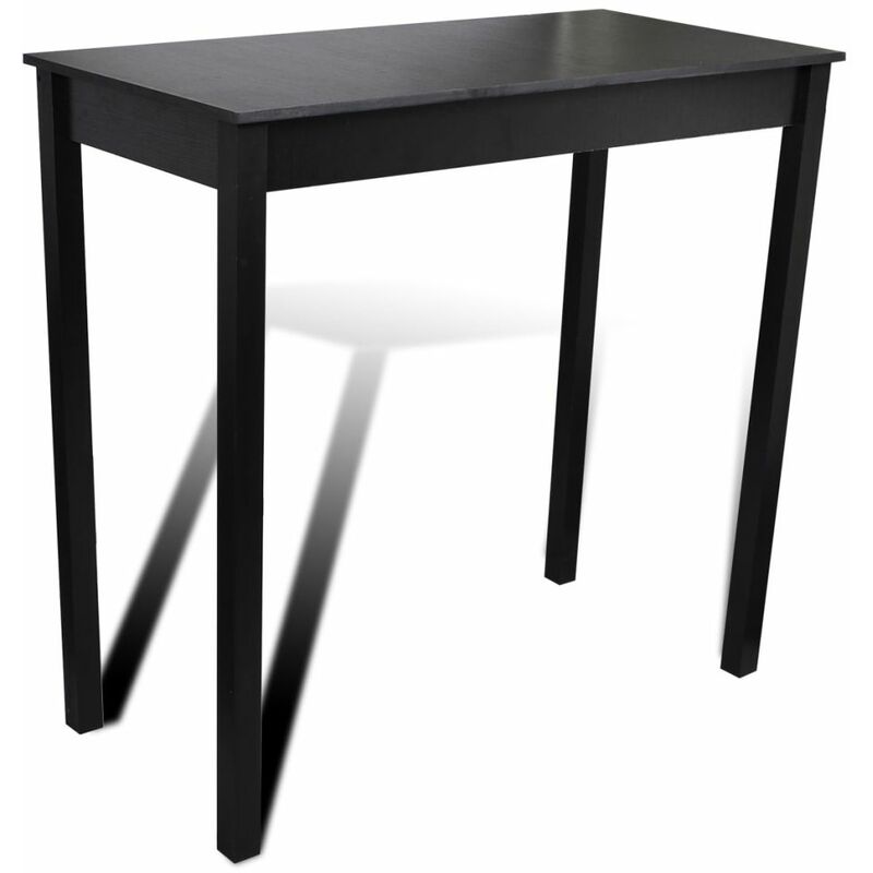 

Mesa alta negra de MDF 115x55x107 cm