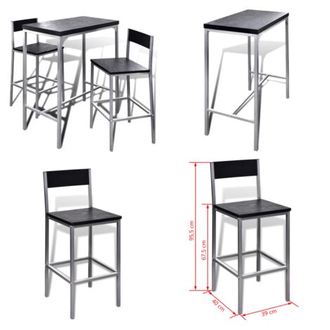 Mesa alta y taburetes de barra de cocina - Sillas de cocina - Mesa y sillas cocina