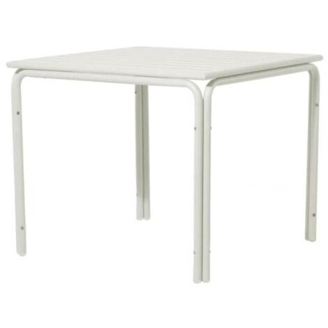 MESA ALUMINIO ALEGRIA BLANCA 70x70 CM