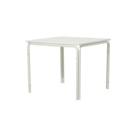 Mesa aluminio alegria blanca 70x70 cm