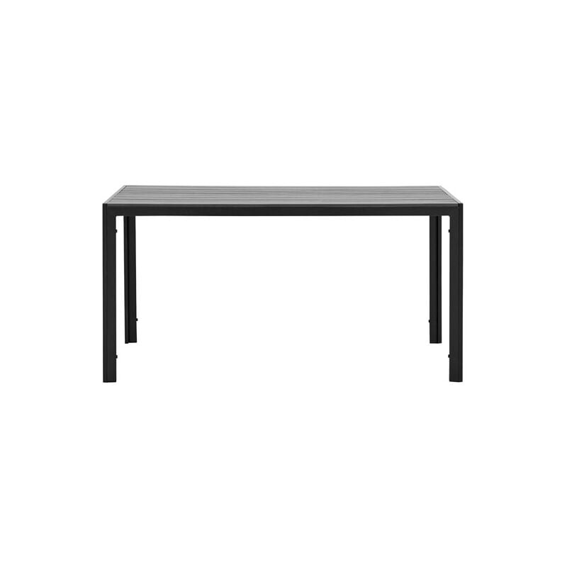 

Mesa Aluminio Polywood Negra y Gris 629018
