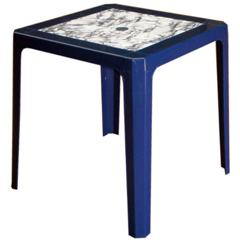 MESA APILABLE 70x70 CM AZUL MARMOL 4025