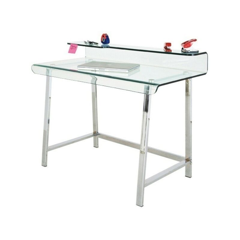 

Mesa ASTER, acero inoxidable, cristal, 110 x 56 cms