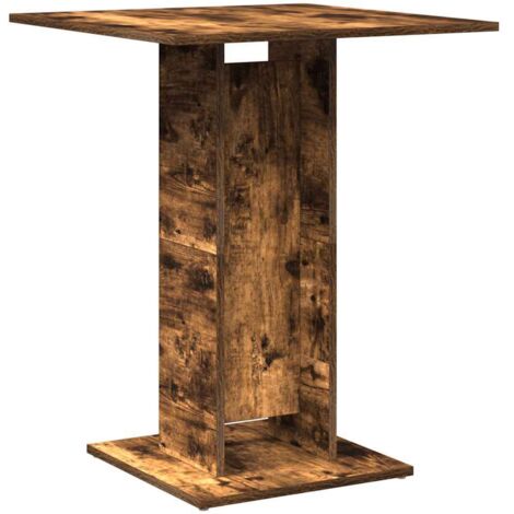 Mesa auxiliar 60 x 60 x 75 cm madera de ingeniería marrón DEC036549