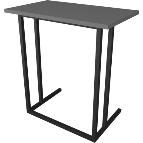 Mesa auxiliar 655 x 60 x 355 cm antracita 030008606