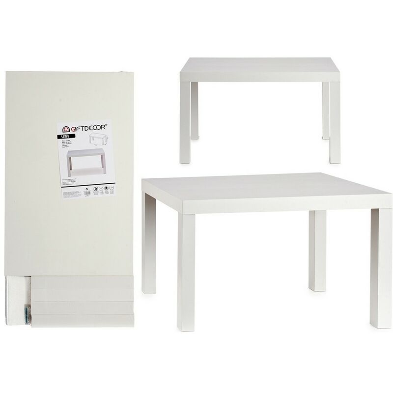 

BHD - Mesa auxiliar Blanco Madera (50 x 45 x 79 cm)