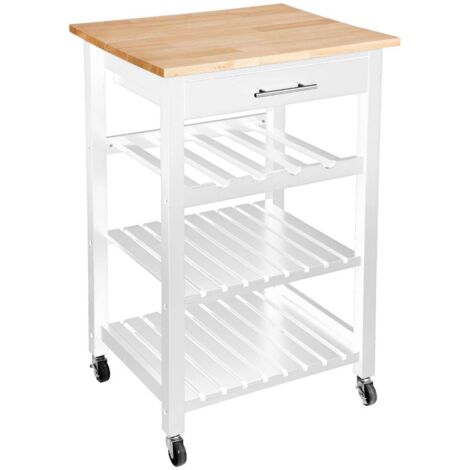 Mesa auxiliar 'Claude' blanca A. 88 cm - Atmosphera créateur d'intérieur