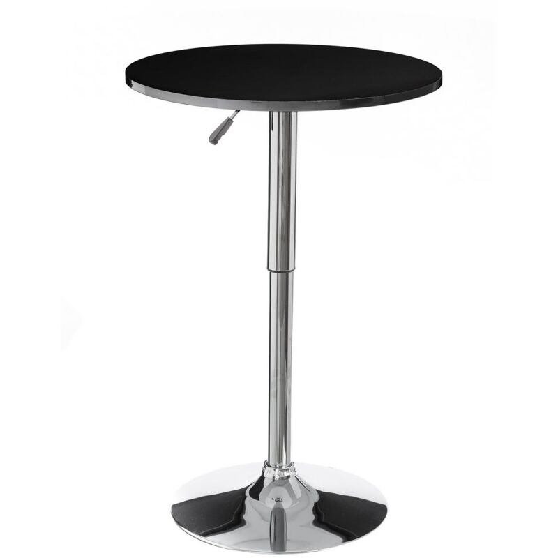 

Mesa auxiliar de acero negra de 60x90 cm