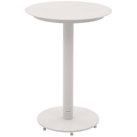 Mesa auxiliar de jardín redonda de aluminio Olimio 48 x 68cm  - Hespéride
