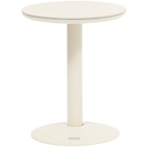 Mesa auxiliar de jardín Soletia 40x40x50cm arcilla - Hespéride