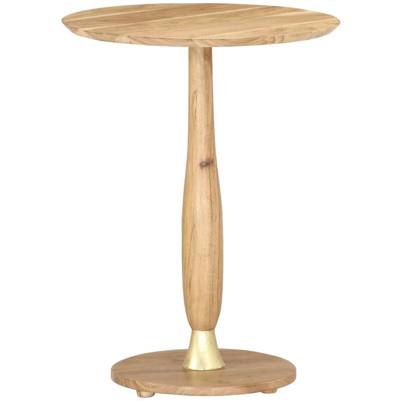 

Mesa auxiliar de madera maciza de acacia 45 cm - Marrón - Vidaxl