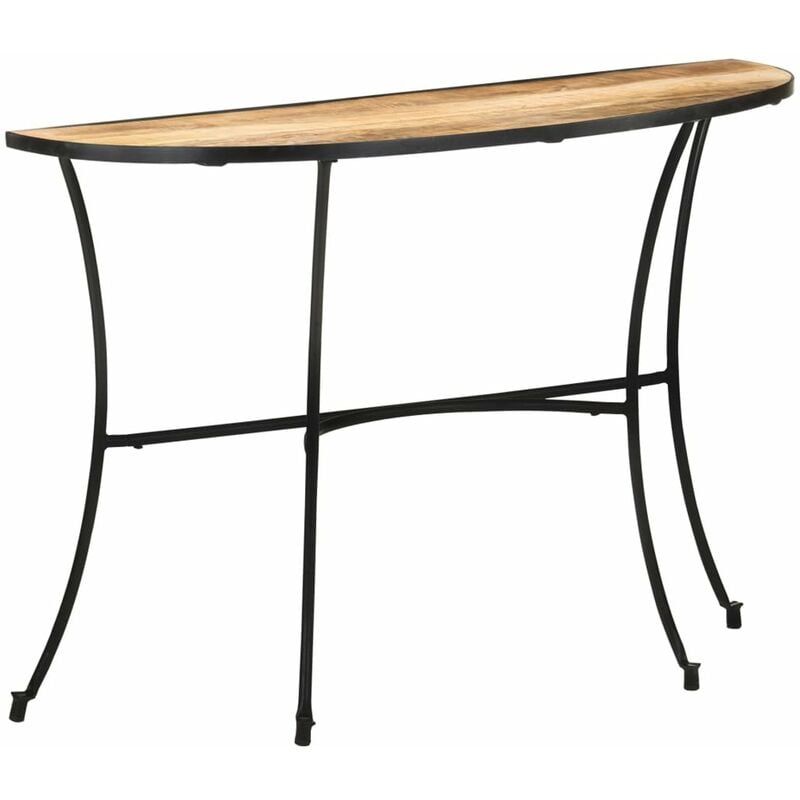

Mesa auxiliar de madera maciza de mango 110x40x77 cm