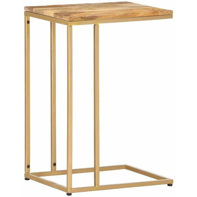 

Mesa auxiliar de madera maciza de mango 35x45x65 cm