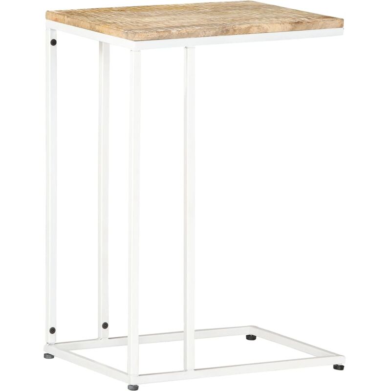 

Mesa auxiliar de madera maciza de mango 35x45x65 cm