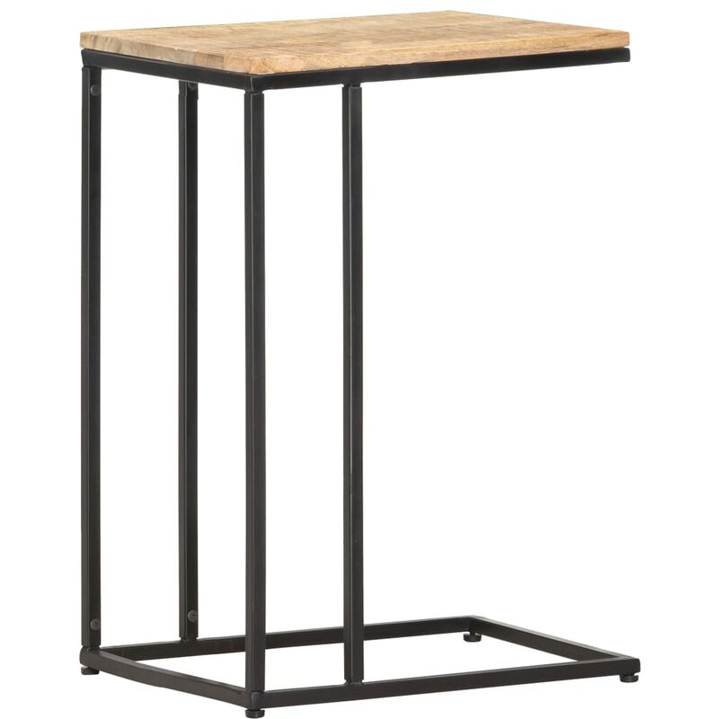 

Mesa auxiliar de madera maciza de mango 35x45x65 cm - Marrón