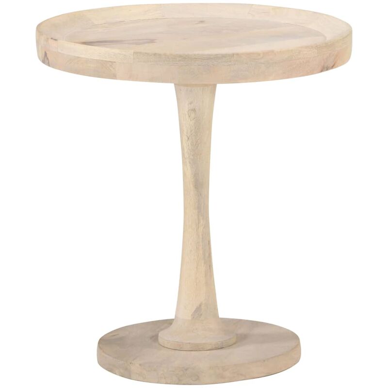 

Mesa auxiliar de madera maciza de mango Ø50x55 cm