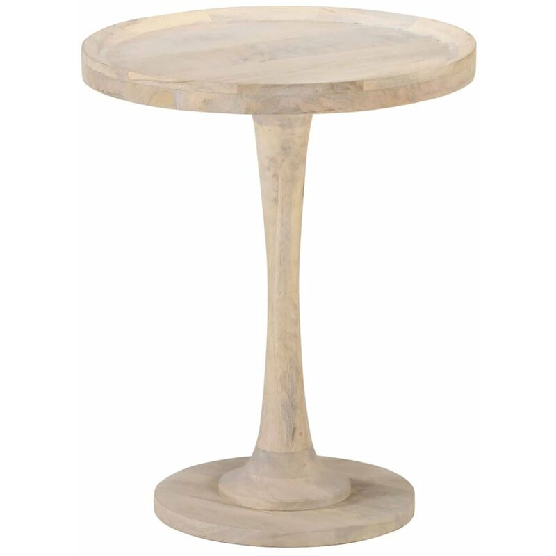 

Mesa auxiliar de madera maciza de mango Ø60x75 cm