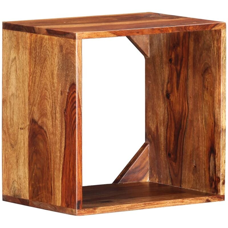 

Mesa auxiliar de madera maciza de sheesham 40x30x40 cm