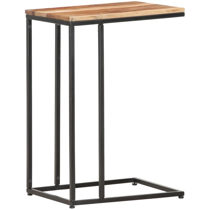 

Mesa auxiliar de madera maciza sheesham 35x45x65 cm