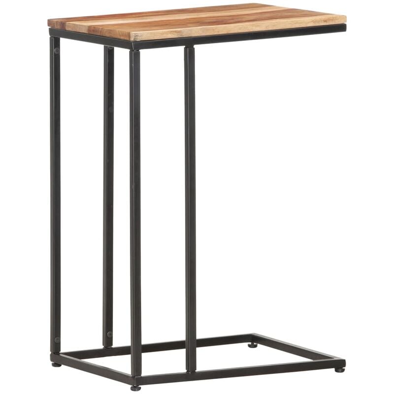 

Youthup - Mesa auxiliar de madera maciza sheesham 35x45x65 cm - Marrón