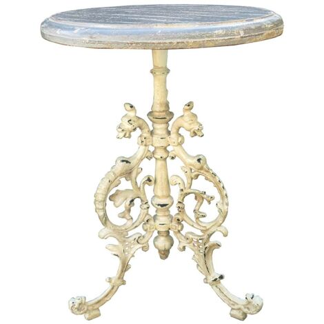 Mesa auxiliar de metal 41x41x53h cm