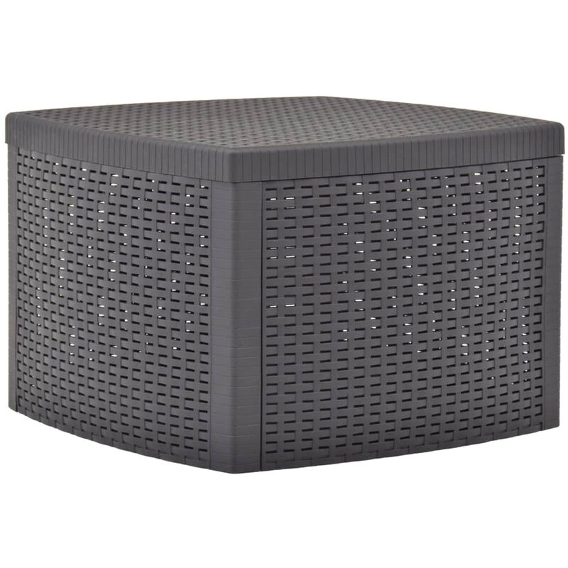 

Mesa auxiliar de plastico color moca 54x54x36,5 cm