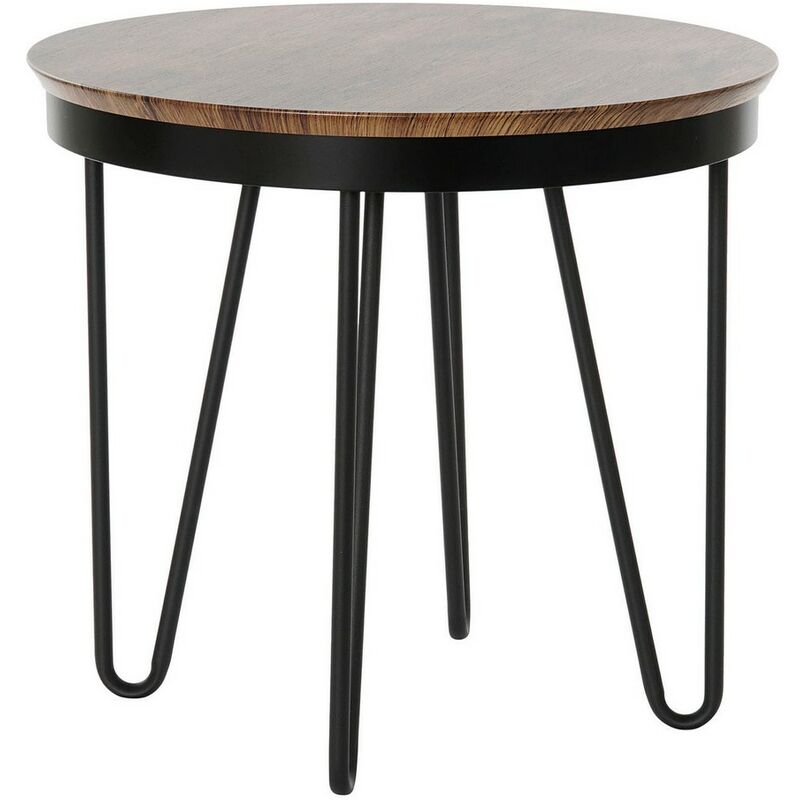 

Mesa Auxiliar DKD Home Decor Acero Madera MDF (48 x 48 x 44 cm)