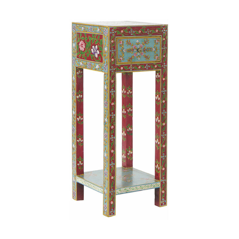 

Mesa auxiliar DKD Home Decor Acrílico Madera de mango (30 x 30 x 80 cm)