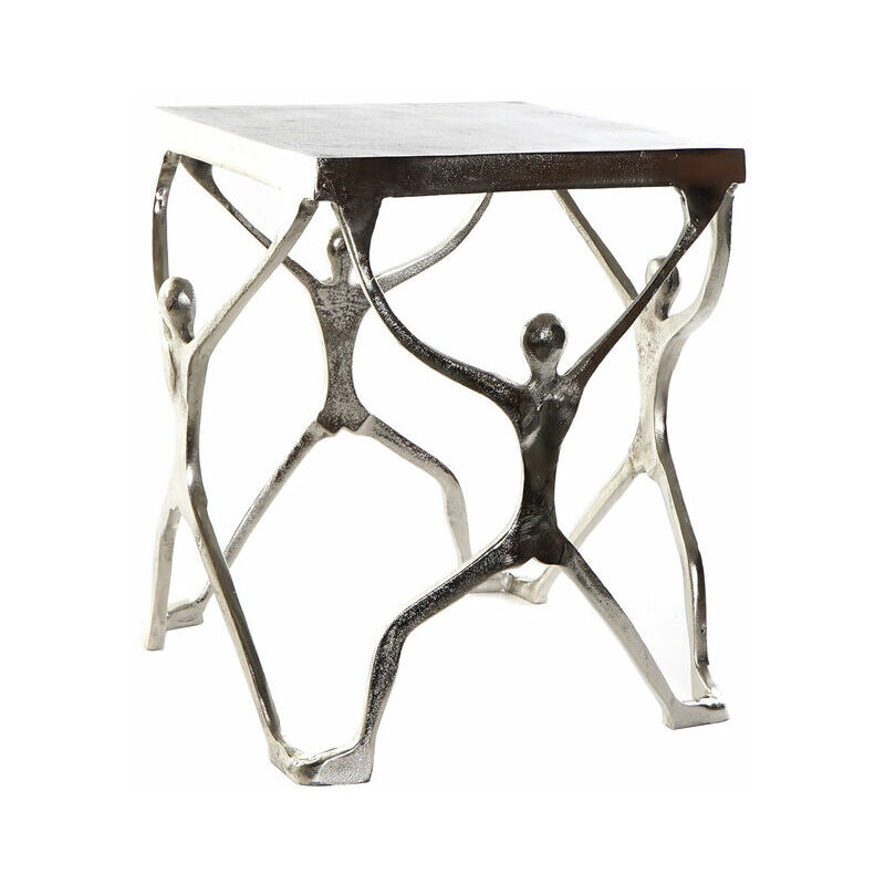 

Mesa auxiliar DKD Home Decor Aluminio Plateado (44 x 44 x 46 cm)