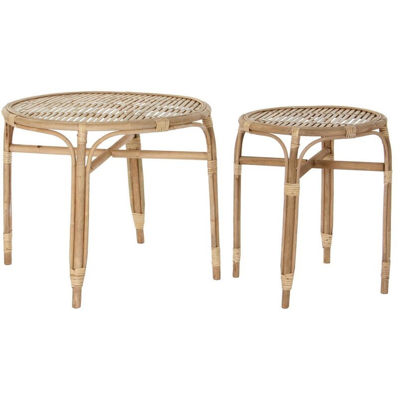 

Mesa Auxiliar DKD Home Decor Bambú (2 pcs)