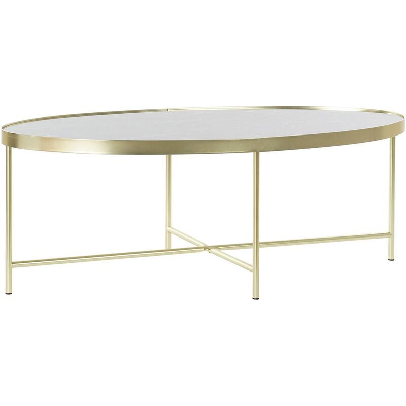 

Mesa auxiliar DKD Home Decor Cristal Acero (110 x 55 x 40 cm)