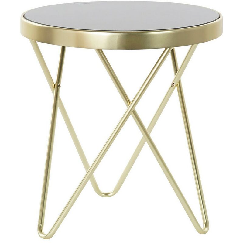 

Mesa auxiliar DKD Home Decor Cristal Acero (42 x 42 x 46 cm)