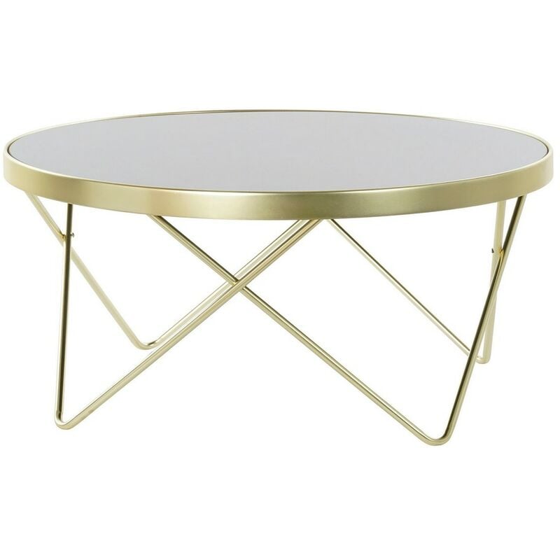 

Mesa auxiliar DKD Home Decor Cristal Acero (82 x 82 x 40 cm)