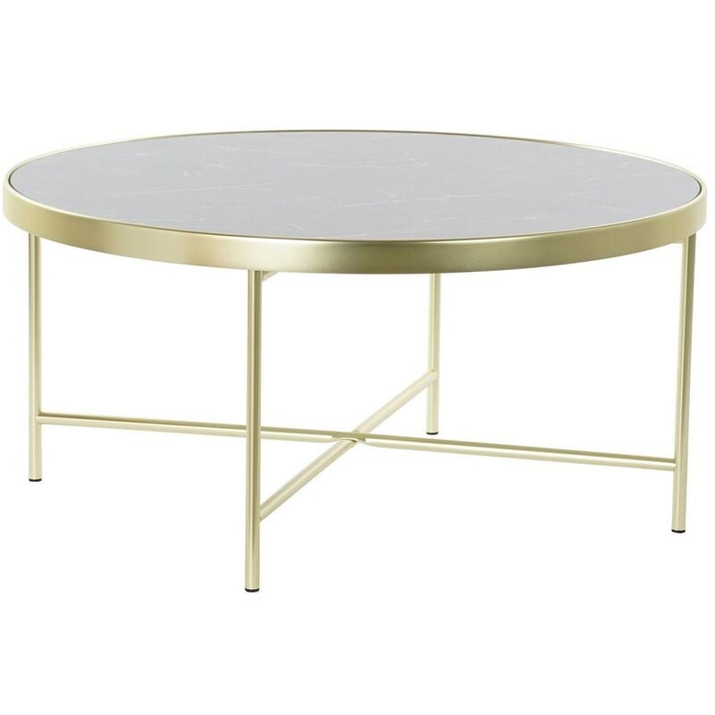 

Mesa auxiliar DKD Home Decor Cristal Acero (82 x 82 x 40 cm)