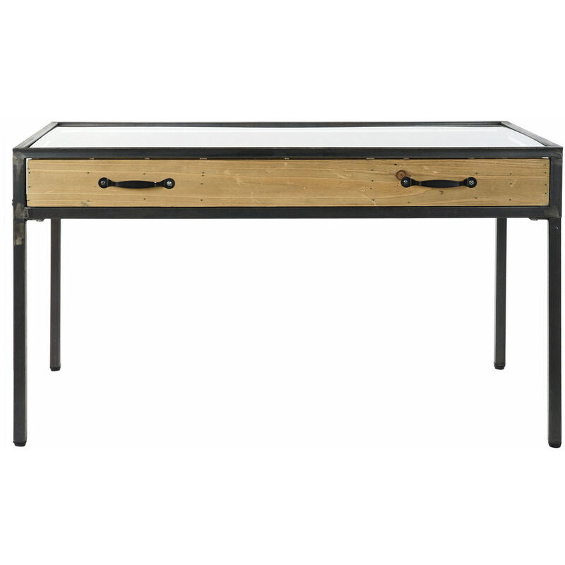 

Mesa auxiliar DKD Home Decor Cristal Madera MDF (90 x 50 x 51 cm)