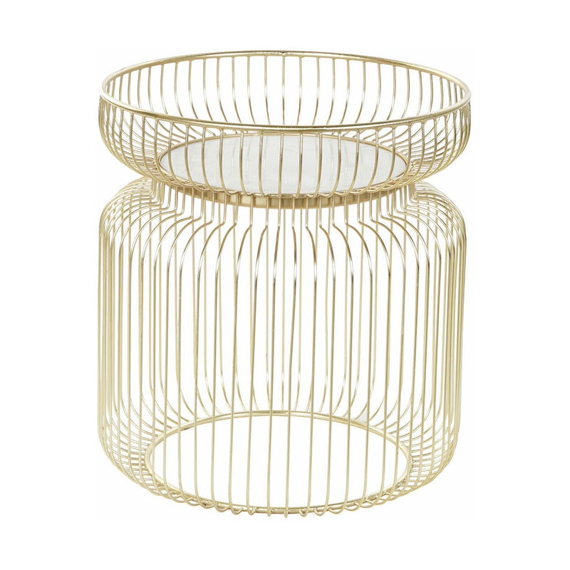 

Mesa auxiliar DKD Home Decor Mármol Hierro (43 x 43 x 47 cm)