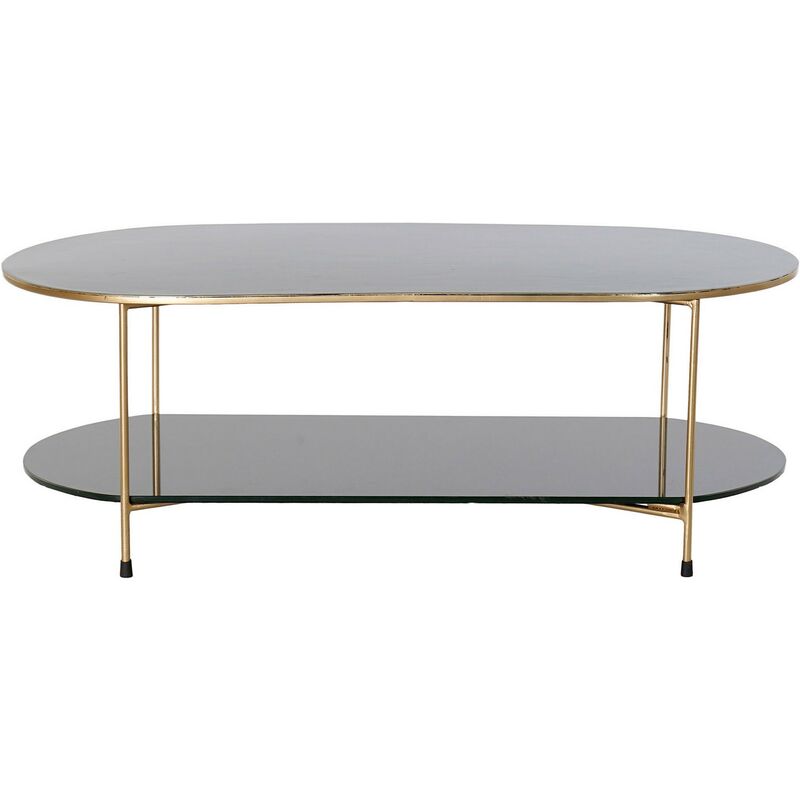 

Mesa auxiliar DKD Home Decor Metal Cristal (100 x 50 x 35 cm)