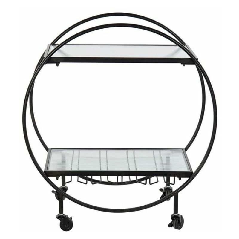 

Mesa auxiliar DKD Home Decor Metal Cristal (70 x 36 x 77 cm)