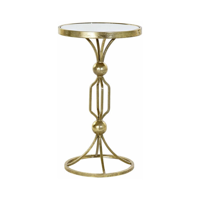 

Mesa auxiliar DKD Home Decor Metal Dorado Espejo (35 x 35 x 60.5 cm)