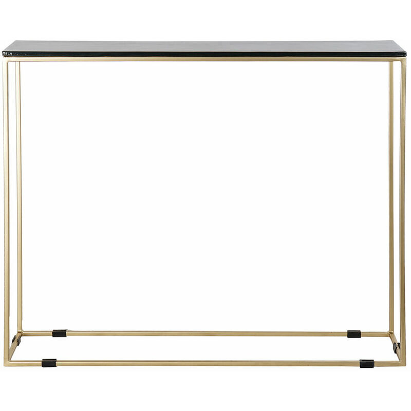 

Mesa auxiliar DKD Home Decor Metal Dorado Verde Madera MDF (100 x 25 x 81.5 cm)