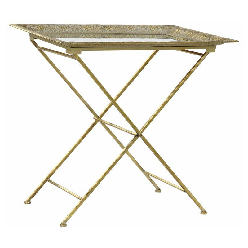 

Mesa auxiliar DKD Home Decor Metal Espejo (62 x 44 x 60 cm)