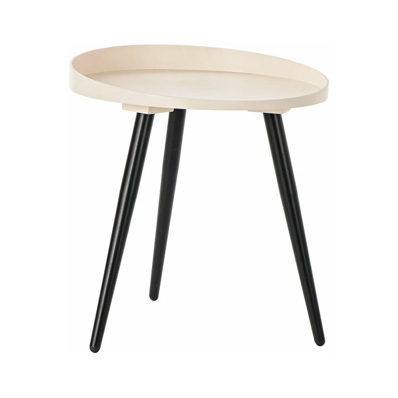 

Mesa auxiliar DKD Home Decor Negro Rosa Metal Madera MDF (40 x 40 x 43 cm)