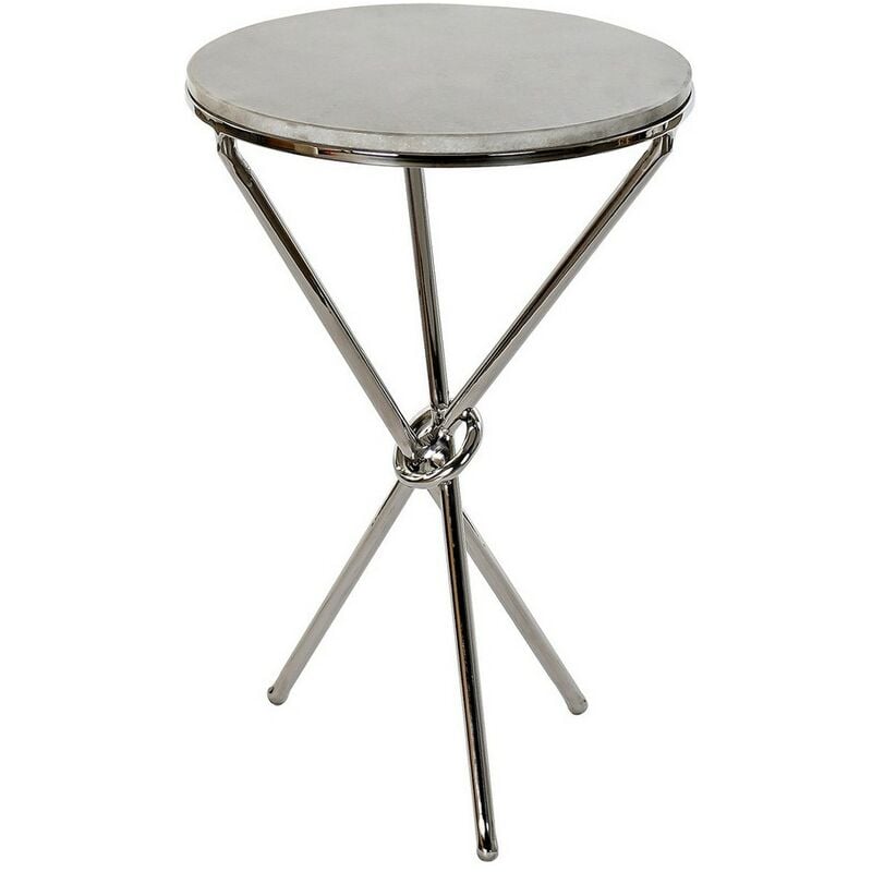 

Mesa Auxiliar DKD Home Decor Piedra Acero (36 x 36 x 56.3 cm)