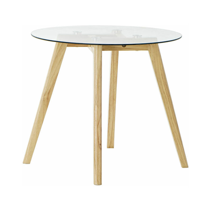 

Mesa auxiliar DKD Home Decor Vidrio Pino (50 x 50 x 45 cm)