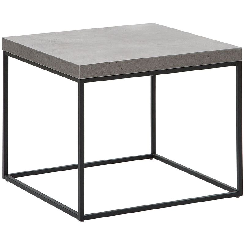 

Mesa auxiliar efecto hormigón gris/negro DORRIS