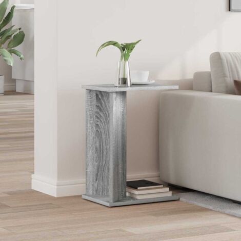 Mesa Auxiliar Gris  35 x 25 x 50 cm Madera de ingeniería