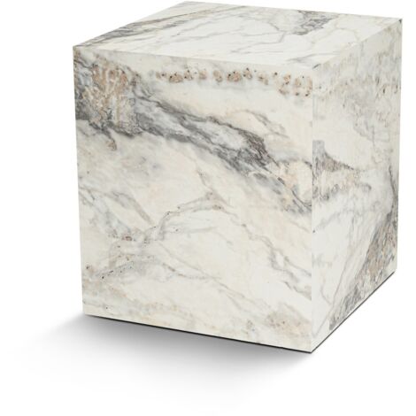 Mesa auxiliar Kailua 2143, Mármol blanco